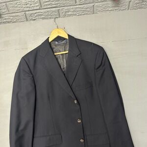 Brooks Brothers Pure Wool Suit Jacket Blazer Navy Men 44L